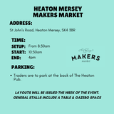 Heaton Mersey Makers Market - Saturday 29th March