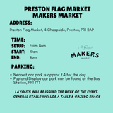 Preston Flag Market Makers Market - Saturday 9th August