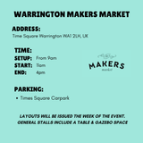 Warrington Makers Market - Sunday 8th June