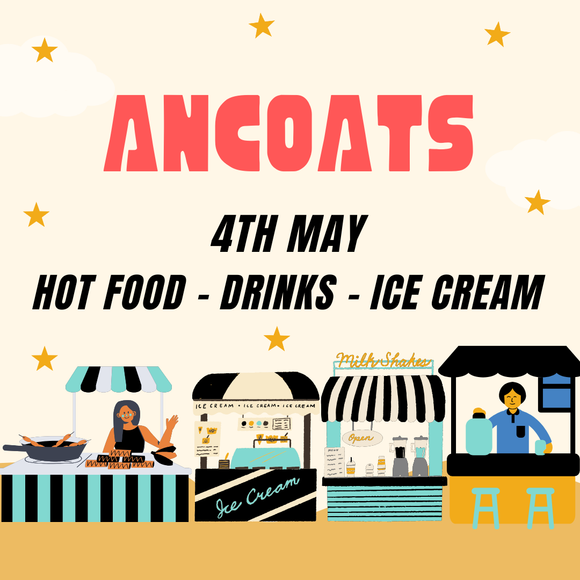 Ancoats 4th May - Hot Food/Drinks/Ice cream