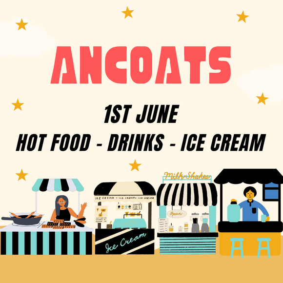 Ancoats 1st June - Hot Food/Drinks/Ice cream