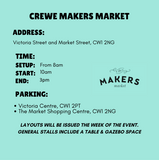 Crewe Makers Market - Sunday 18th January